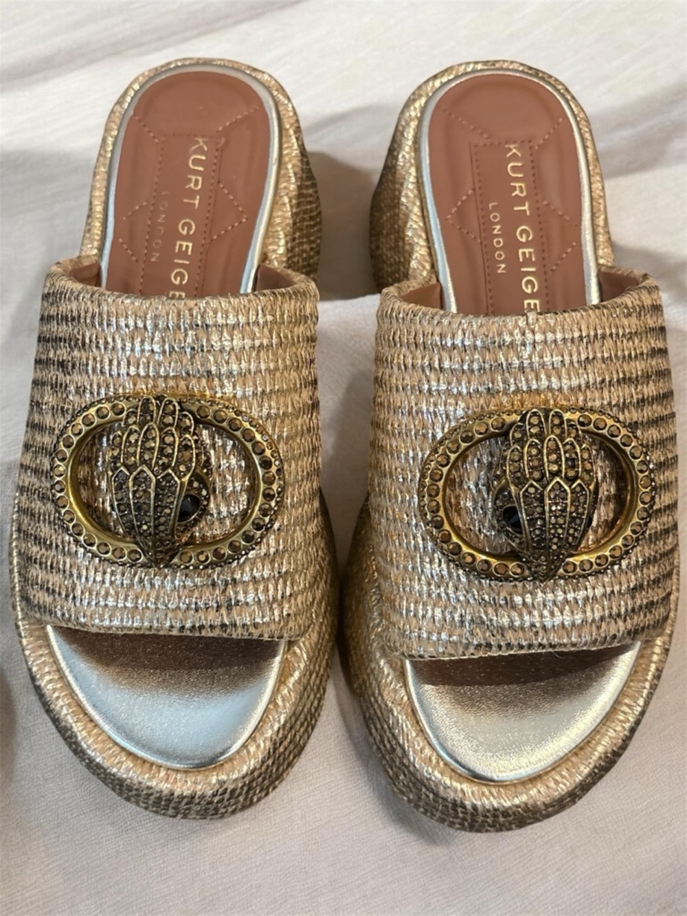 CHELSEA PLATFORM MULE SANDAL KURT GEIGER LONDON